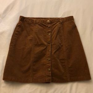 Suede skirt!
